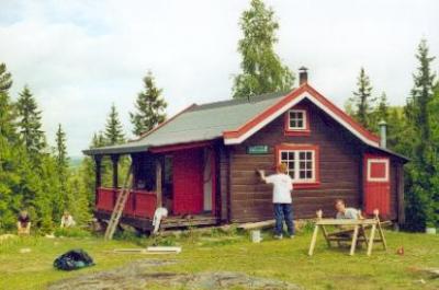 Dugnad på Tømtehyttene